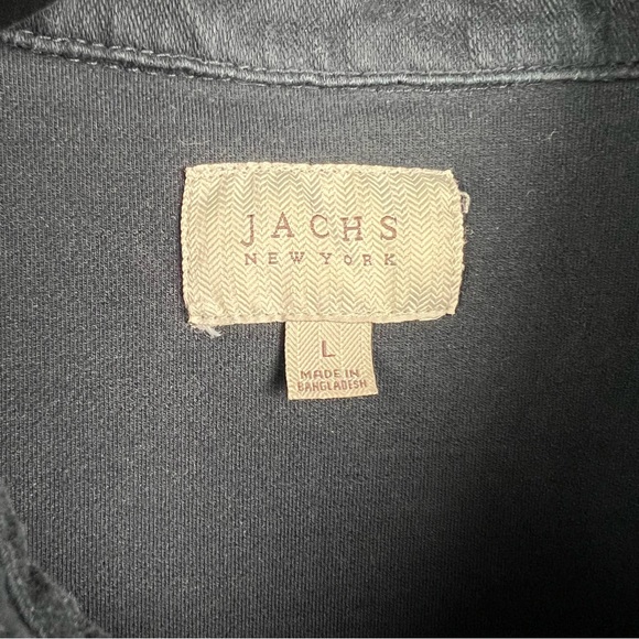 JACHS New York Polo Mens Large Navy Short Sleeve Sports Designer Casual Shirt - Picture 4 of 9